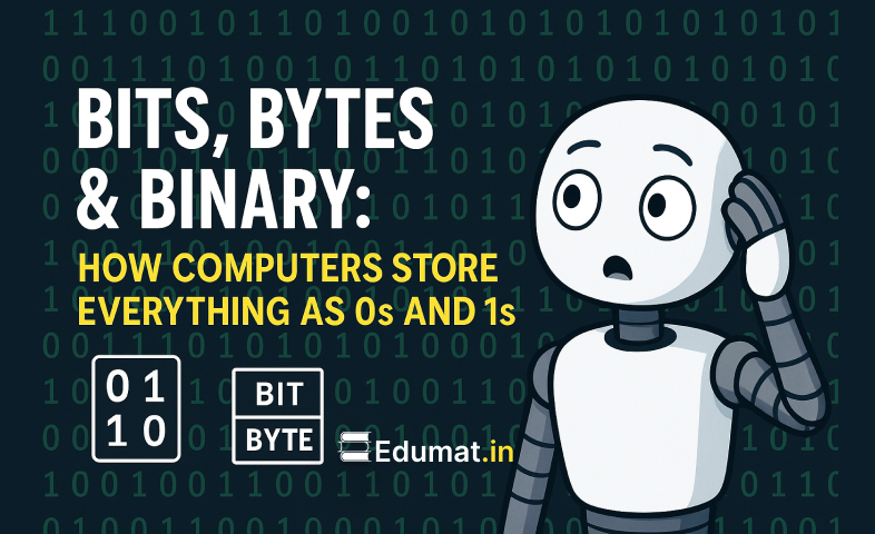 Bits, Bytes & Binary: How Computers Store Everything as 0s and 1s
